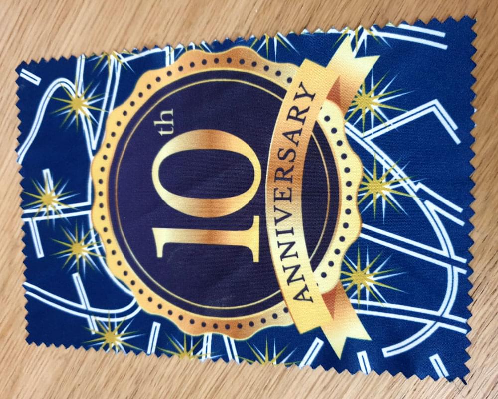mikrofaser brillenputztuch logo bedrucken