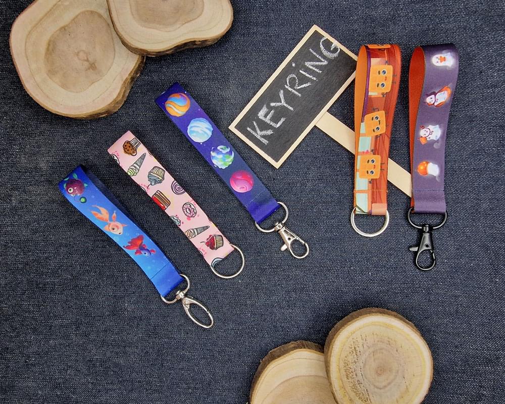 schlüsselband kurz mit karabiner
